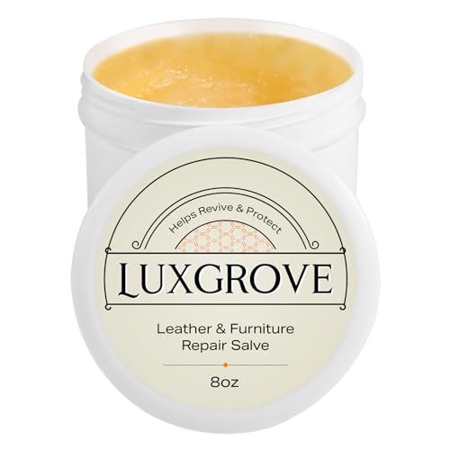 LUXGROVE® Wood & Leather Furniture Repair Salve, Conditioning Balm for