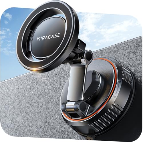 Miracase for MagSafe Car Mount 3600gf Strong Magnet & 89+LBS Suction Base