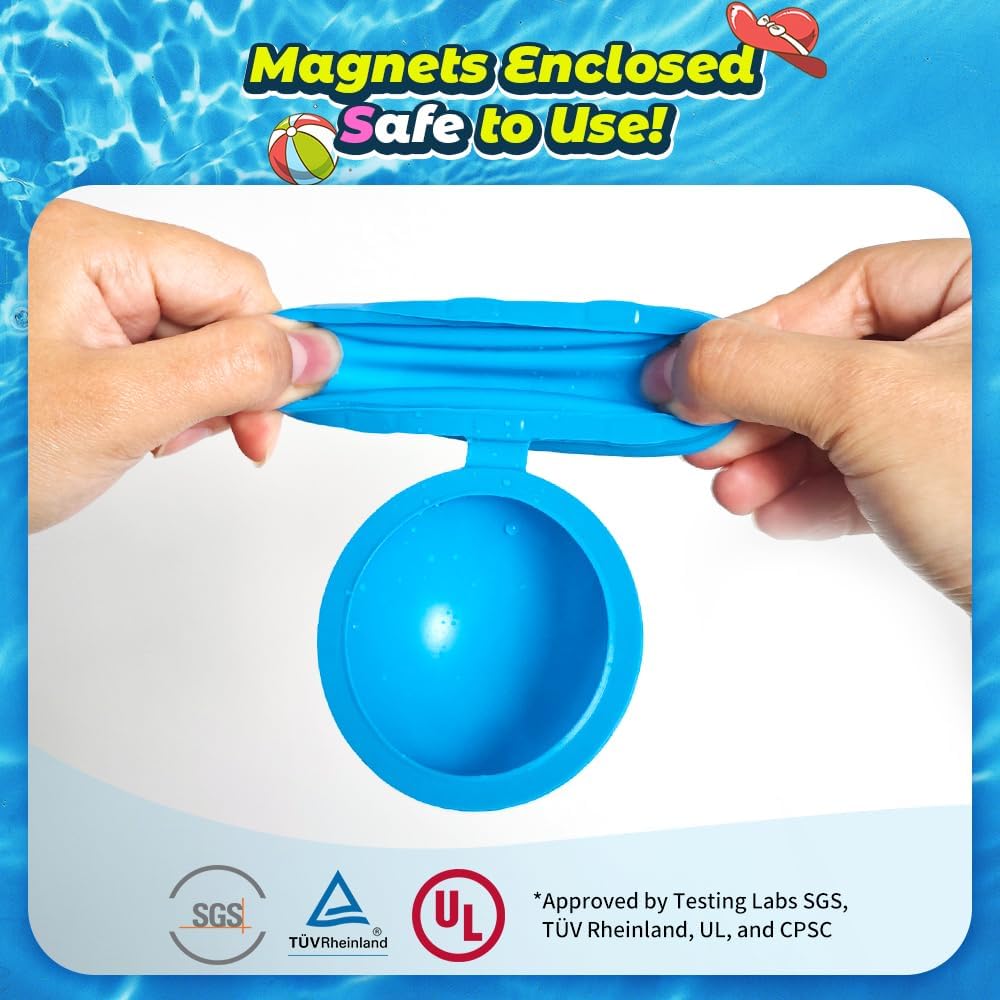 12Pcs Reusable Water Balloons, Pool Beach water Toys for Boys and Girls