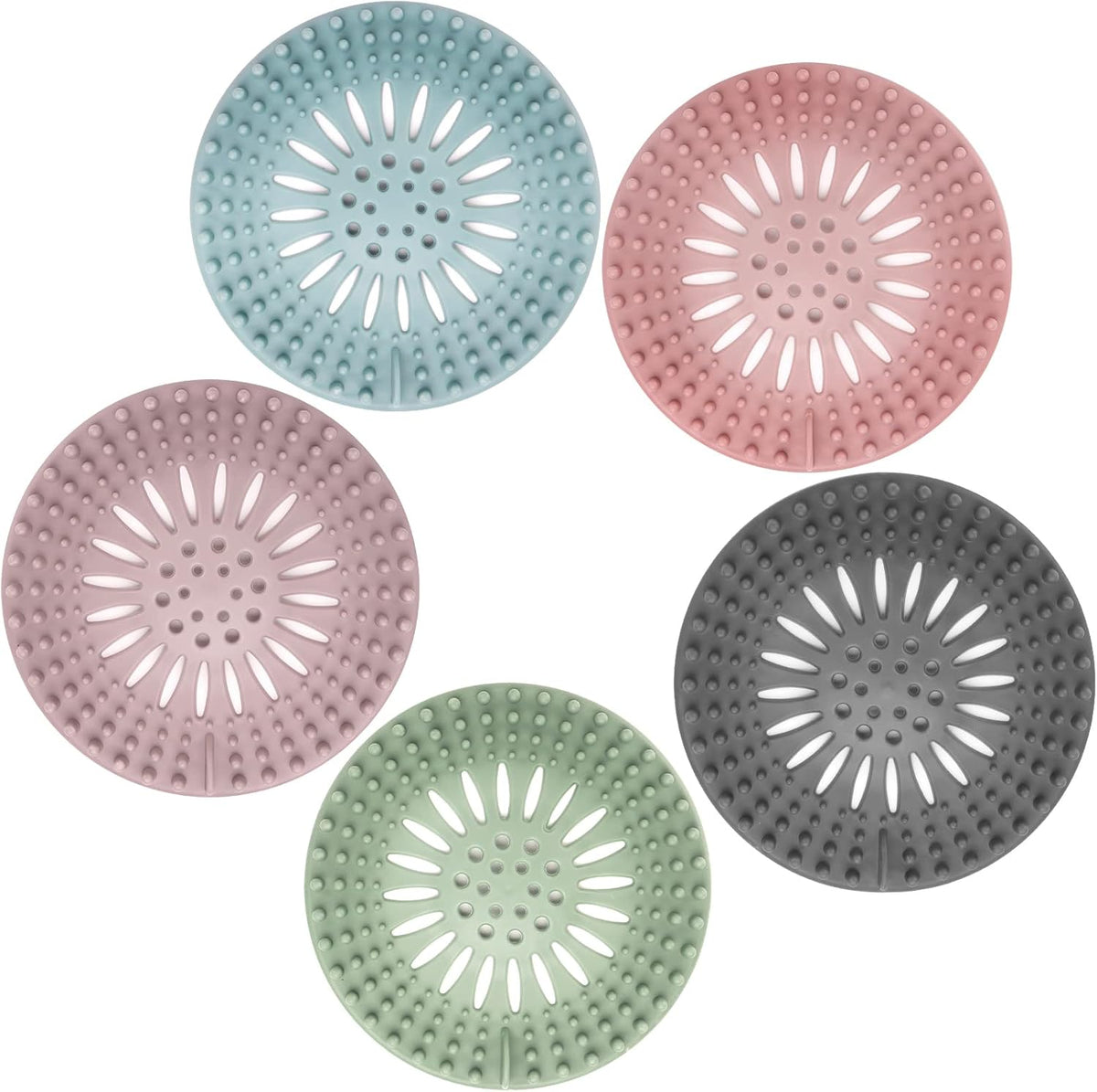 Gotega Bathroom Sink Drain Strainers, Hair Catcher Shower Drain Covers