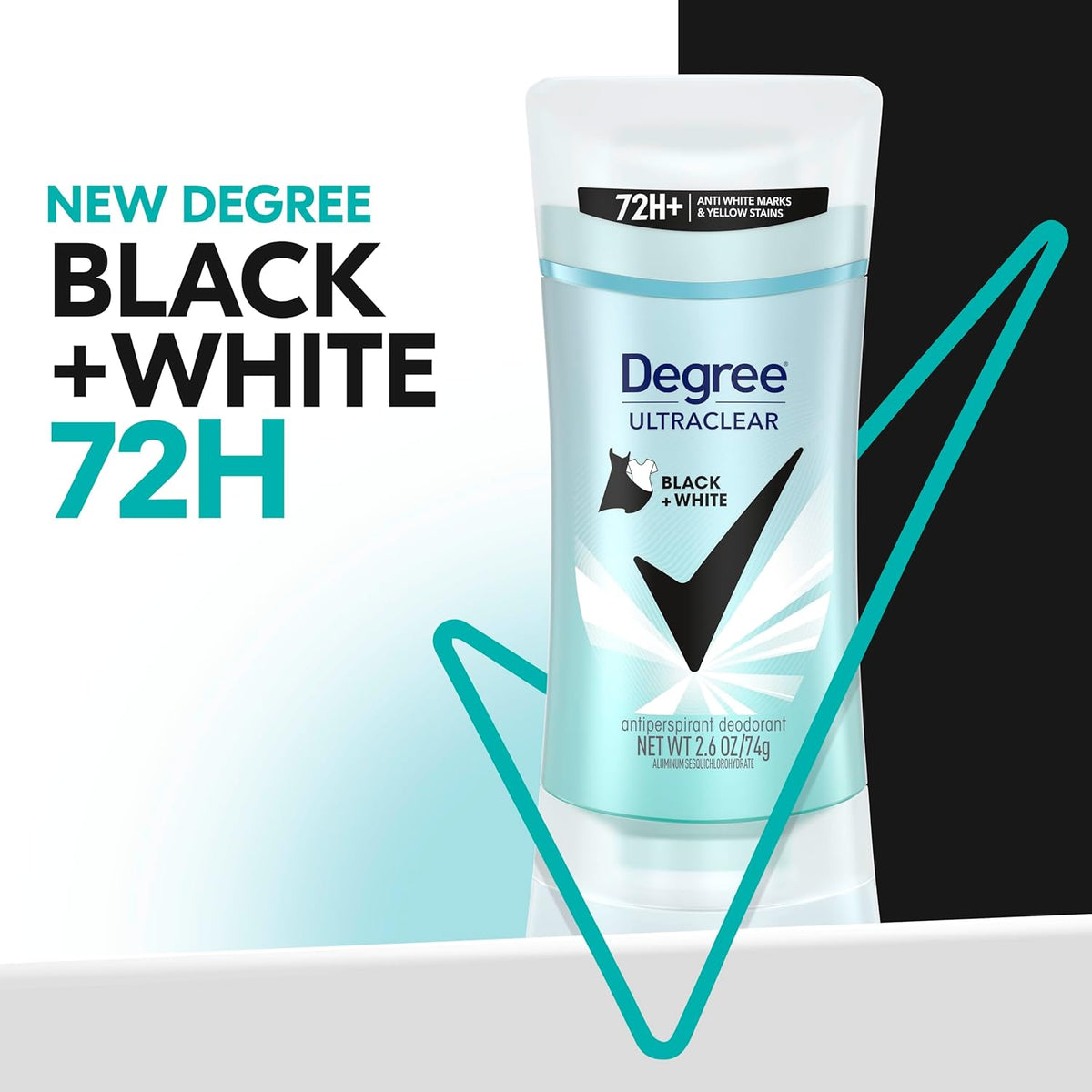 Degree Women's Black+White 4 Count Antiperspirant Balm 2.6 oz - Protects from