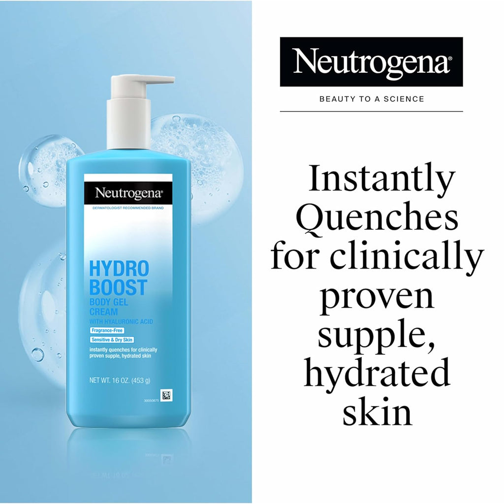 Neutrogena Hydro Boost Body Moisturizing Gel Cream with Hyaluronic Acid