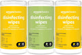Amazon Basics Disinfecting Wipes, Lemon & Fresh Scent