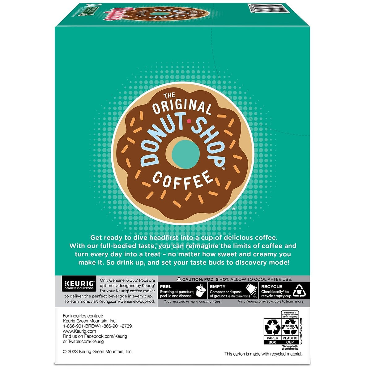 The Original Donut Shop Regular Keurig Single-Serve K-Cup Pods, Medium Roast