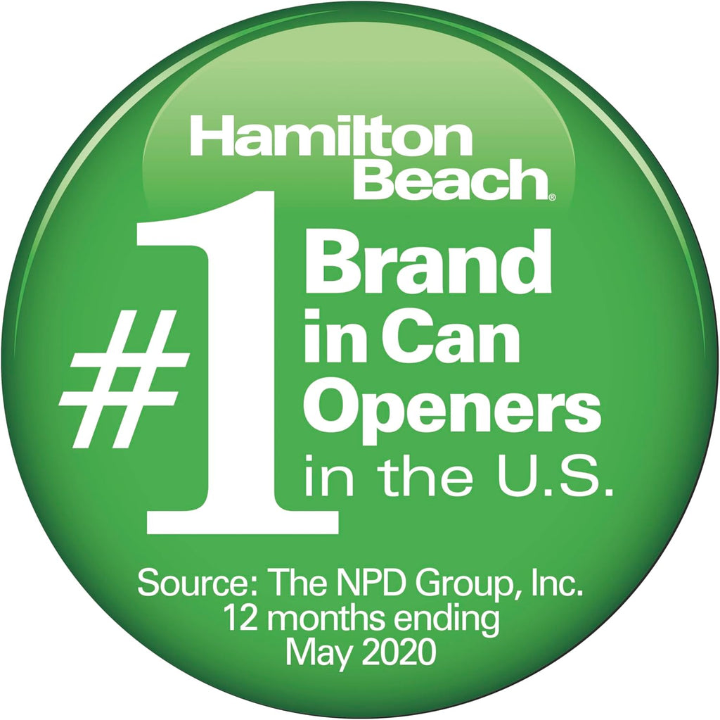 Hamilton Beach Smooth Touch Electric Automatic Can Opener with Easy Push Down