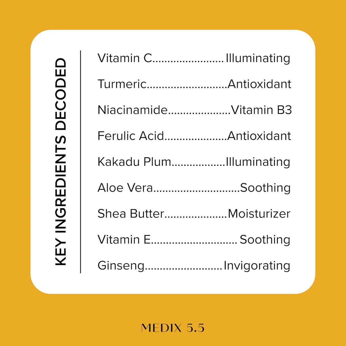 MEDIX Vitamin C Cream + Niacinamide Brightening Body Lotion