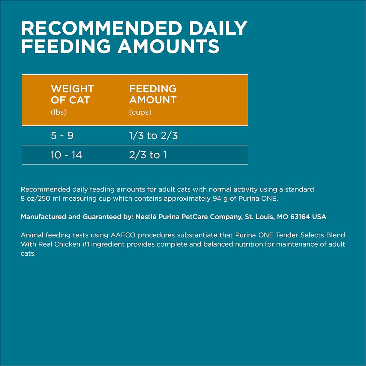 Purina ONE Natural Dry Cat Food, Tender Selects Blend With Real Chicken - 7