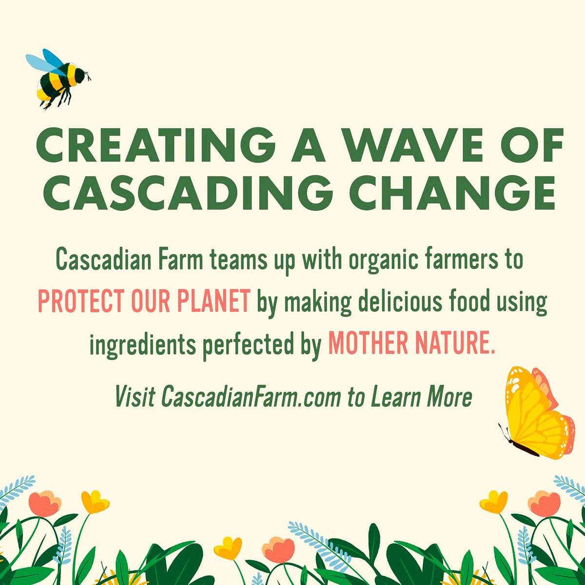 Cascadian Farm Organic Granola, Oats and Honey Cereal, Resealable Pouch, 11 oz