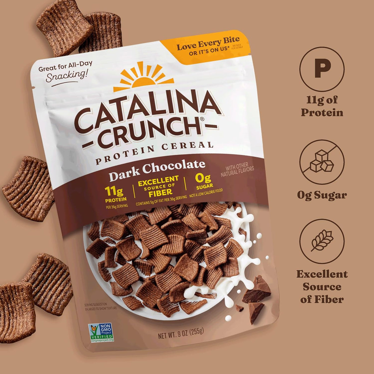 Catalina Crunch Protein Cereal - Sugar Free Breakfast Cereal with 11g of