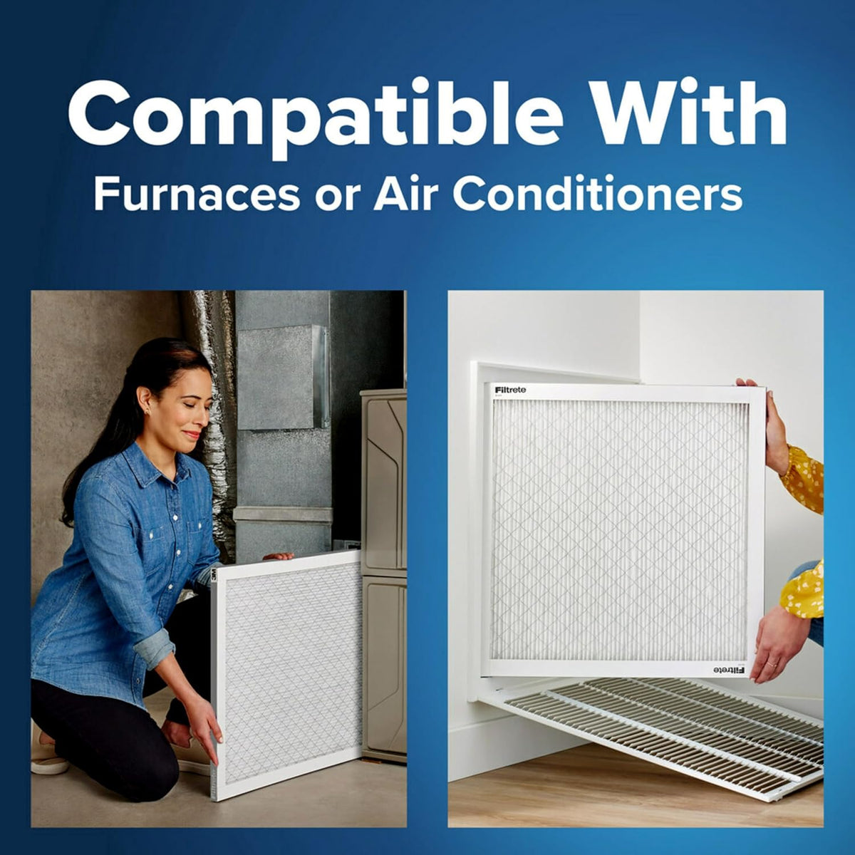 Filtrete 20x25x1 Air Filter MERV 5, 6-Pack AC Furnace HVAC Filters for Home