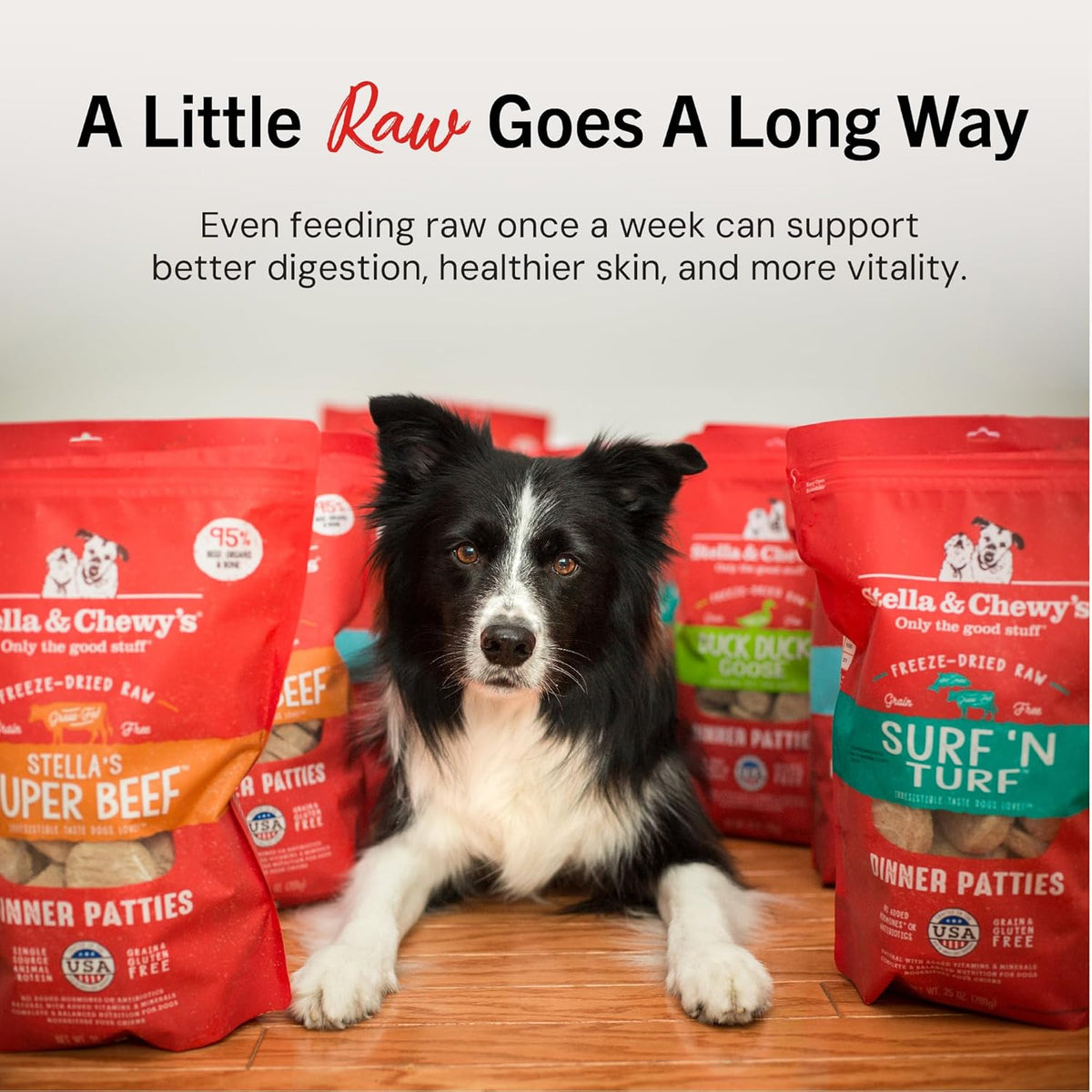 Stella & Chewy's Freeze-Dried Raw Dinner Patties - Beef Recipe - High Protein