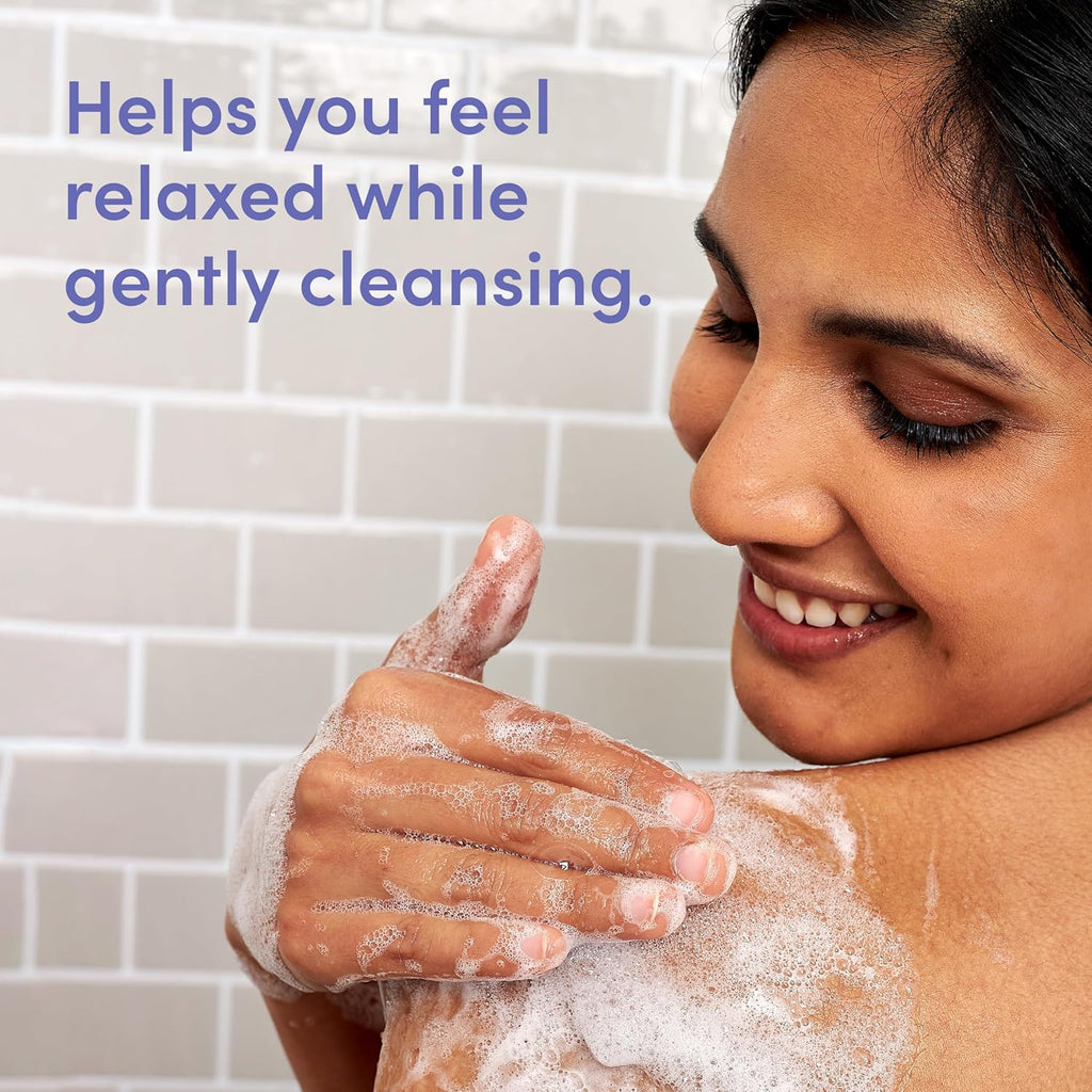 Aveeno Stress Relief Body Wash for Women, Calming Lavender Scent & Prebiotic